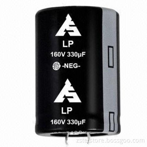 Snap-in Aluminum Electrolytic Capacitor for Welding Machine Use, LP, 16V, 330uf, 2000h